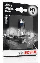 Галогенні лампи Bosch Ultra White для зовнішнього освітлення