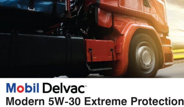 На ринку України новинка - Mobil Delvac Modern 5W-30 Extreme Protection