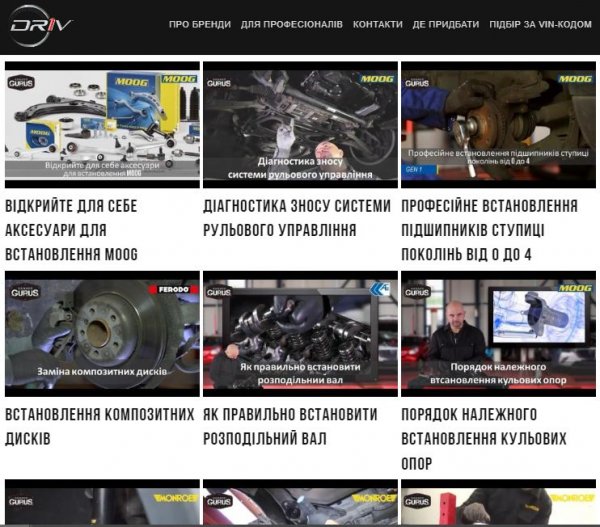 Нові навчальні відео для СТО